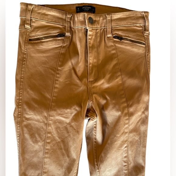 Abercrombie and Fitch Rust Burnt Orange Pants Size 4 Waist is 27”Great Condition - Picture 6 of 8